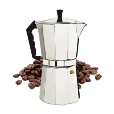 Imagem de Cafeteira Italiana Em Alumínio Para 9 Cafés - Loja Coisaria