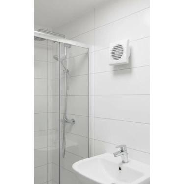 Imagem de 2x Exaustor Banheiro 150mm Bivolt Branco Anti-Odor e Vapor - Congratul