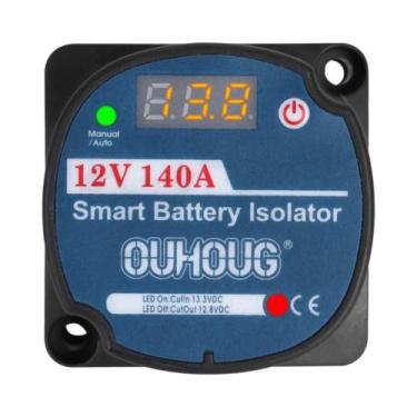 Imagem de Kit De Relé De Carga Automática 12V 110Amp VEVOR, Isolador De Bateria 