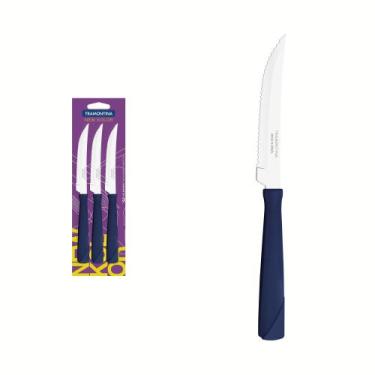 Imagem de Conjunto de Facas para Churrasco Tramontina New Kolor com Lâminas em A