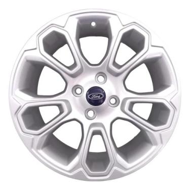 Imagem de Jogo 4 Rodas EcoSport Oficial Aro 17 4x108 Prata Tala 7 ET35 - Ford