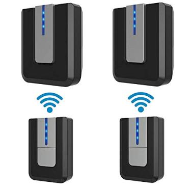 Imagem de Campainha Sem Fio 2 Receptores 2 Transmissores Longo Alcance