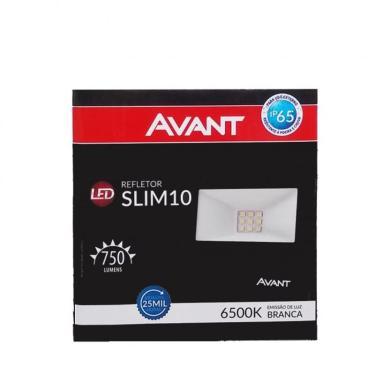 Imagem de Refletor Led Slim 10w 6500k Biv Avant