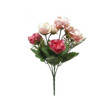 Imagem de Buque camelia mini com 8 flores Brilliance 30cm sortida