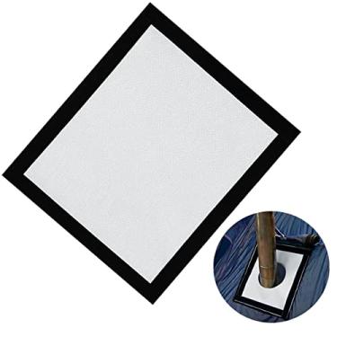 Imagem de YOLUFER Kit de tomada de fogão de barraca quente DIY para anel de proteção à prova de fogo, acessório para barraca de acampamento