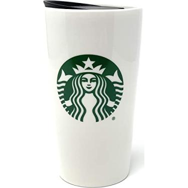 Imagem de Caneca de café Starbucks 2020, clássica, verde e branca para viagem, copo (36 ml)
