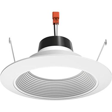 Imagem de Juno 6RLD G4 10LM 30K 90CRI 120 FRPC WWH M6 Branco 15,24 cm 3000K LED suave 1000 lúmens, módulo de acabamento do defletor de luz de baixo