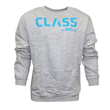 Imagem de Reebok UFC Men's Grey Class by UFC Gym Crewneck Fleece (Small)