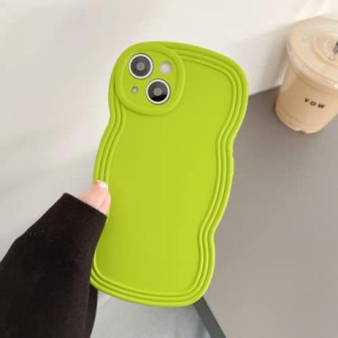 Imagem de Capa de telefone de silicone líquido de cor sólida Wave luxo para iPhone 13 Pro Max 14 Plus 12 11 Max XR X XS Capa de proteção, 10, para iPhone 14 Pro