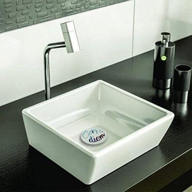 Imagem de Cobertura Cerâmica Decorada para Válvula de Lavatório Japi Branco