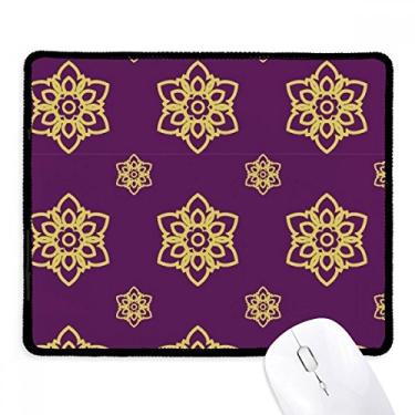 Imagem de Tapete de borracha para jogos com estampa decorativa dourada roxa da Tailândia