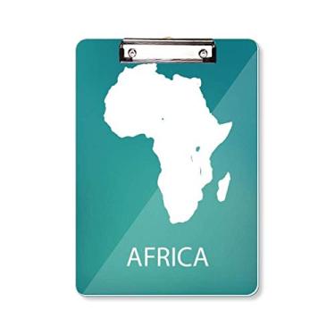 Imagem de Mapa da silhueta da África, Continente, África, Prancheta, Pasta de Escrita A4