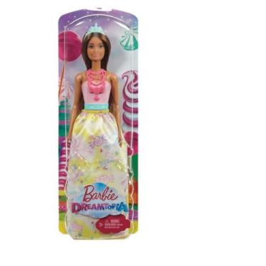Imagem de Barbie Dreamtopia  Princesa Morena  Mattel -  Fjc96