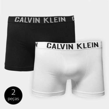 Imagem de Kit Cueca Boxer Calvin Klein Trunk Sem Costura 2 Peças