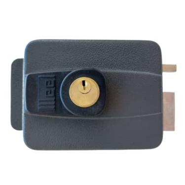Imagem de Fechadura Elétrica Sobrepor Dupla Cilindro Fixo Porta e Portão Morelle (45mm - 110V)
