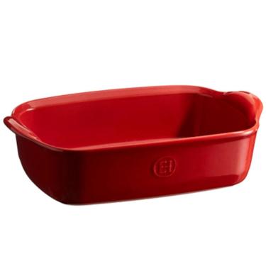 Imagem de Travessa Retangular Emile Henry em Cerâmica 22x14 cm - Vermelha