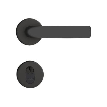 Imagem de Fechadura Roseta 413 Externa Preta 55mm Concept Pado