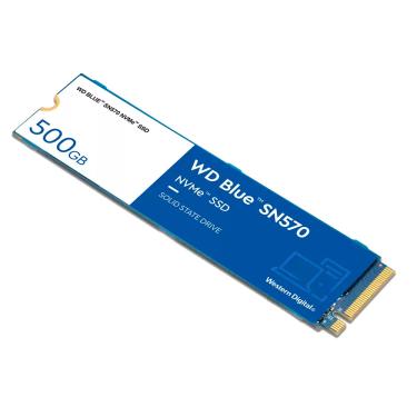 Imagem de SSD WD Blue SN570 500GB M.2 2280 NVMe 3500MB/s WDS500G3B0C - Azul