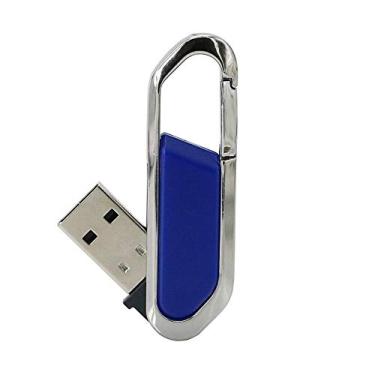 Imagem de Chaveiro azul de 4 GB, pen drive USB 2.0, pen drives pendrive, disco de memória, pen drive, pen drive, pen drive USB, disco USB