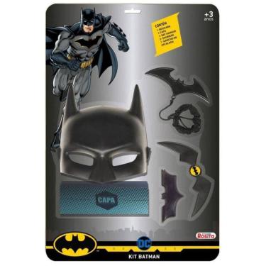 Imagem de Kit Conjunto Acessórios Batman Aventura - Brinquedo Infantil Dc Comics