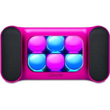 Imagem de Mini Caixa De Som Portátil Bluetooth Isound Iglowsound Rosa