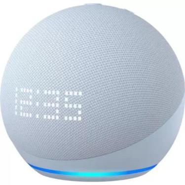 Imagem de Echo Dot 5 Geração Com Relógio Smart Speaker Com Alexa Lançamento Azul