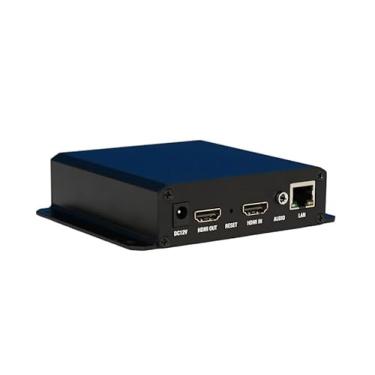 Imagem de Wilxisum Codificador de vídeo HDMI para Ethernet/IP/RTSP H.265 H.264, para transmissão ao vivo em plataformas Facebook/YouTube/Ustream/Wowza, suporta SRT/RTMP/RTMPS/RTSP/UDP/HTTP TS/HLS/MP4/HTTP FLV