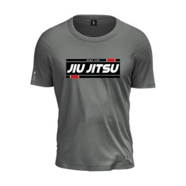 Imagem de Camiseta Jiu Jitsu Faixa Preta Grau Shap Life Lutador-Unissex