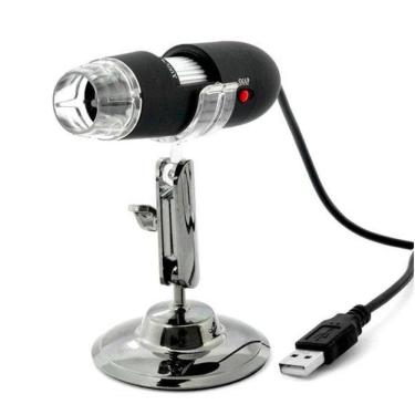 Imagem de Microscópio zoom 1600x cam 2.0 mp profissional digital usb