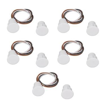 Imagem de Interruptor Magnético Retardador de Chama Abs, 5 Conjuntos de de Alarme, Sensor de Janela de Porta, Normalmente Aberto e Fechado, Dc100v 10w