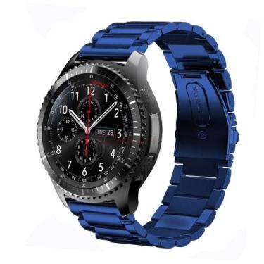 Imagem de Pulseira De Aço Para Galaxy Watch 46mm E Gear S3 Cor Azul - 123smart