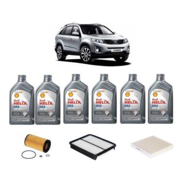 Imagem de Kit revisão troca de oleo kia sorento 3.5 2011 em diante - SHELL