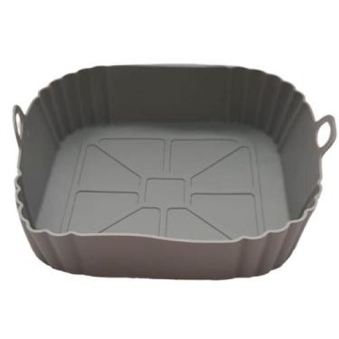 Imagem de Cesto Silicone Fritadeira Air Fryer Microondas Reutilizável - Unyhome,