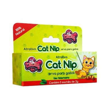 Imagem de Atrativo CatDog Cat Nip Erva para Gatos 6g - Cat Dog