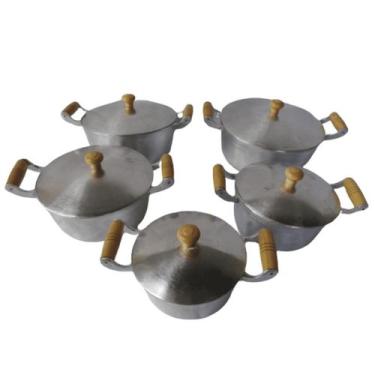 Imagem de Conjunto Panelas 16x28 Tampa Grossa - PANELAAS