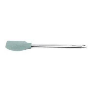 Imagem de Espátula Aço Inoxidável Base Silicone 33 cm Cor Verde Linha Duo Brinox