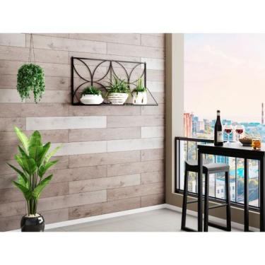 Imagem de Jardineira Floreira Decorativa Suspensa Em Ferro - 50x100 - MoverShop