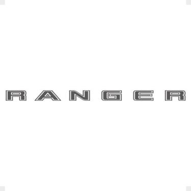 Imagem de Faixa Traseira Compatível Com Ranger 2020/ Adesivo Grafite - SPORTINOX