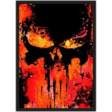 Imagem de Quadro Decorativo O Justiceiro Séries Filmes Cinema Decorações Com Mol