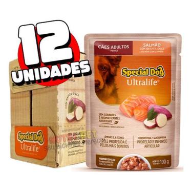 Imagem de Sachê Special Dog Adulto Salmão: Caixa com 12 unidades