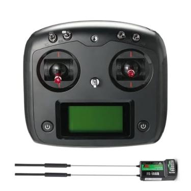 Imagem de GoolRC Flysky FS-i6s 2.4G 10CH AFHDS 2A RC Transmitter with FS-iA6B Receiver for RC Drone Airplane Multicopter Helicopter (Black)