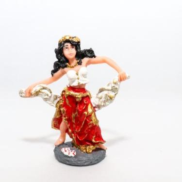 Imagem de Cigana em resina 11cm - Empório decoração 