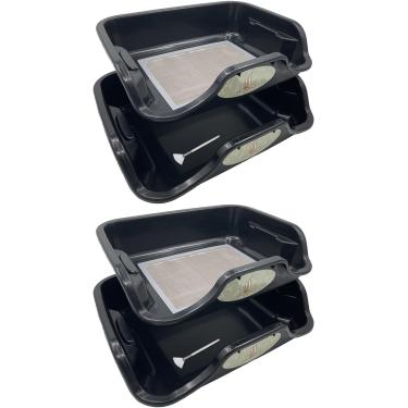 Imagem de Ablaze Bandeja de Acabamento - Conjunto de Escaninho Preto de 2 Blocos com Tela Substituível de 150 Mícrons para Aparador de Laptop