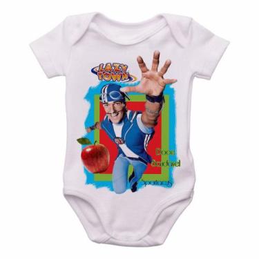 Imagem de body nenê criança roupa bebê Lazy Town Sportacus - Empório Dutra, M   