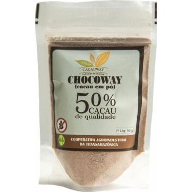 Imagem de Chocoway (cacau em pó) 50% cacau ao leite  50 g - Cacauway 