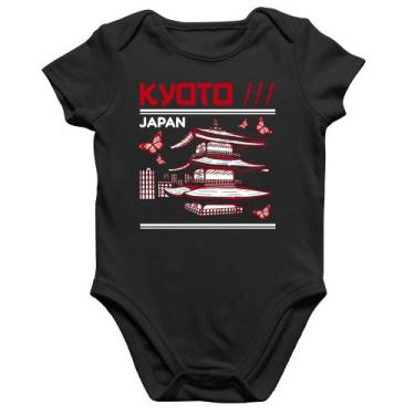 Imagem de Body Bebê Algodão Kyoto Japan - Foca na Moda, Preto, P