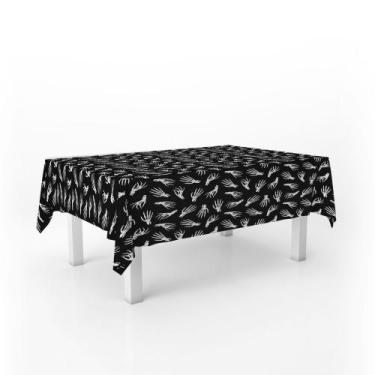 Imagem de Toalha de Mesa Halloween Esqueleto 6 Lugares Retangular - PRESENTE-BRI