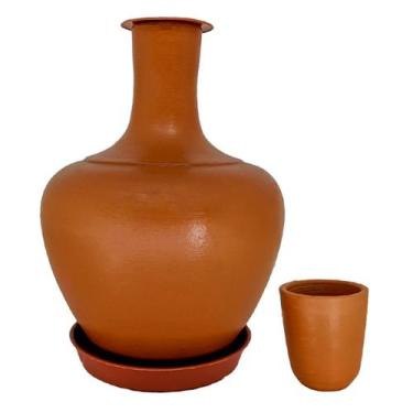 Imagem de Jarra De Agua Garrafinha Dágua Antiga Jarro Botija Para Mesa - Artesan