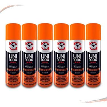 Imagem de 6 Spray Uni1000 Produtos Multiuso Desengripa-lubrifica 300ml - UN / 6 