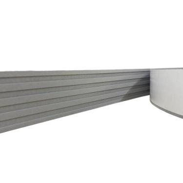 Imagem de Moldura Rodameio Painel Ripado Eva Autocolante Flexível Urânio 5cmx5mm